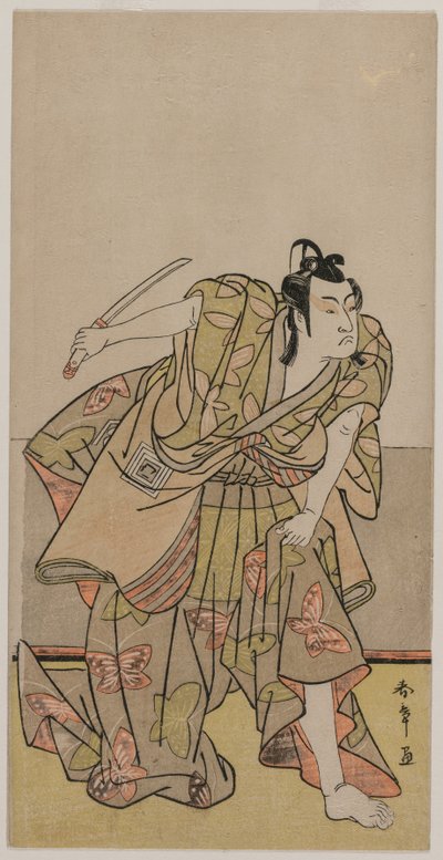 Ichikawa Monnosuke Good s Kun olin esi-isä, n. 1770-luku. tekijältä Katsukawa Shunsho