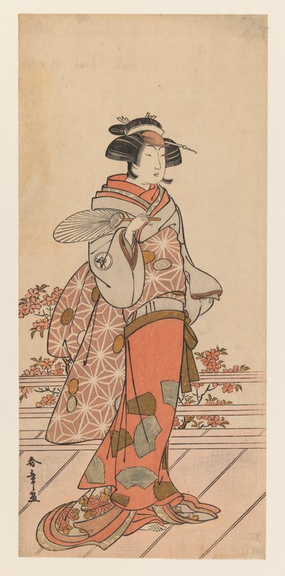 Iwai Hanshiro IV, n. 1785 (värillinen puupainatus) tekijältä Katsukawa Shunsho