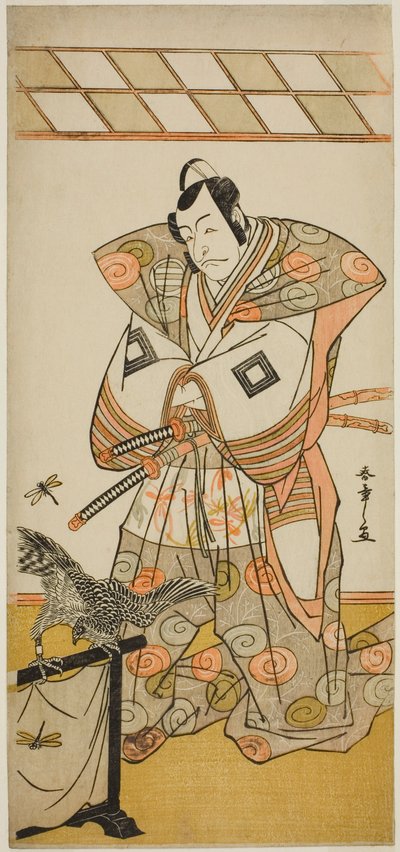 The Actor Ichikawa Danjuro V as Ashikaga Takauji in the Play Kaeribana Eiyu Taiheiki, Performed at the Nakamura Theater in the Eleventh Month, 1779   1299629   fi       finnish Successfully Translated  Original: The Grove Translat: The Grove 1324491 fi fin tekijältä Katsukawa Shunsho