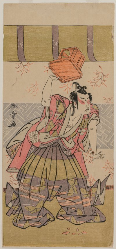 Tee c ja r Ichikawa Raiso Esivanhempana, ei vielä 1770-luvulla. tekijältä Katsukawa Shunsho