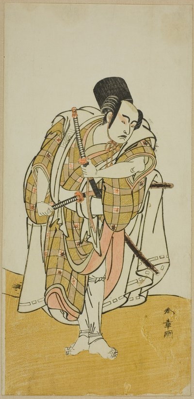 Näyttelijä Ichikawa Yaozo II (?) tekijältä Katsukawa Shunsho