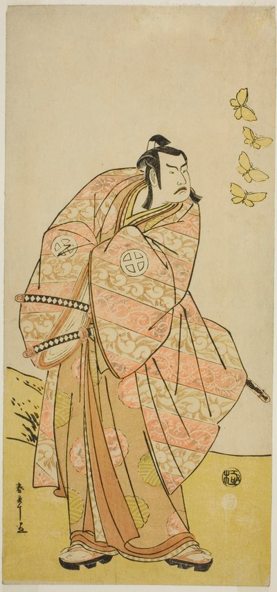 tee a c and r Ota ni hiroji ii s roll uusi ro ja haava jäsen tee pay flower oed Masakado festivaali, esiintyy te tee tee Ichimura tee jäsen tee tapahtuma portti th, 1789 tekijältä Katsukawa Shunsho