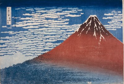 Hieno tuuli, kirkas aamu tekijältä Katsushika Hokusai