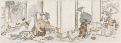 Rakkauspari vakoili tekijältä Katsushika Hokusai (possibly)