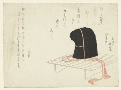 Oikeuslaki jalustalla tekijältä Katsushika Hokusai