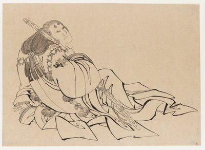 Hovimies, 1700-luvun loppu - 1800-luvun alku. tekijältä Katsushika Hokusai