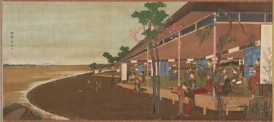 Huvikeskus meren rannalla, 1700-luvun loppu - 1800-luvun alku. tekijältä Katsushika Hokusai