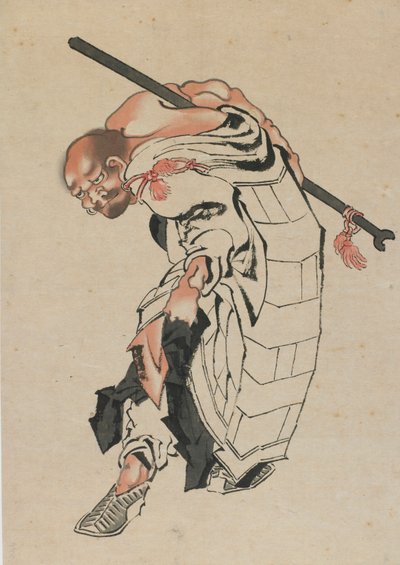Buddhalainen hahmo, 1700-luvun loppu - 1800-luvun alku. tekijältä Katsushika Hokusai