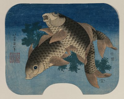 Karppien uinti vesirikkailla tekijältä Katsushika Hokusai