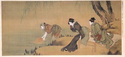 Vilvoittelua kesäiltana tekijältä Katsushika Hokusai
