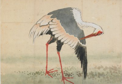 Nosturi, Edo-kausi, 1700-luvun loppu - 1800-luvun alku. tekijältä Katsushika Hokusai