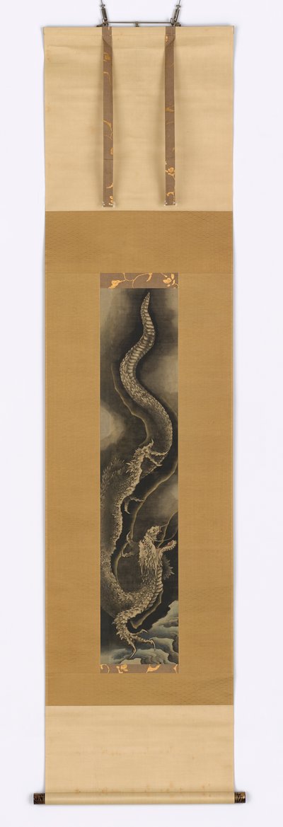 Laskeutuva lohikäärme, 1700-luvun loppu - 1800-luvun alku. tekijältä Katsushika Hokusai