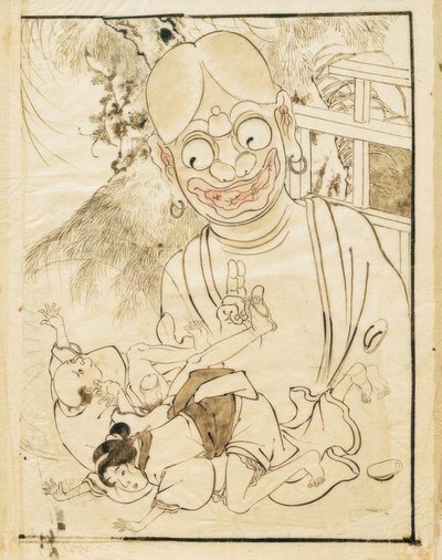 Eroottinen kohtaus tekijältä Katsushika Hokusai