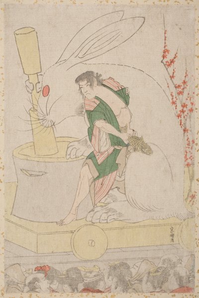 Festivaalikelluke kanin vuodelle tekijältä Katsushika Hokusai