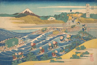 Fuji, Kanayaonto Urbanity Kanayano Fuji, Teseries Tiriltä. . . , hyttynen. 1830-32. tekijältä Katsushika Hokusai