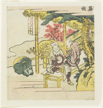 Fujieda, noin 1804 tekijältä Katsushika Hokusai