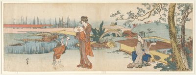 Kultakalamyyjä tekijältä Katsushika Hokusai