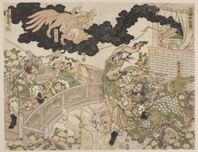 Epätavallinen kettu tekijältä Katsushika Hokusai