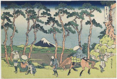 Hogaya Onteto_Kaido_Roa d, 1831-1834 tekijältä Katsushika Hokusai