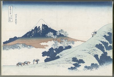Inumen solan Kai-maakunnassa tekijältä Katsushika Hokusai