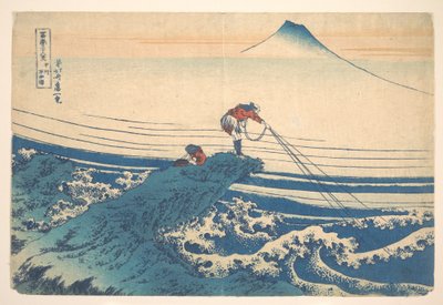 Kajikazawa Kain maakunnassa (Kōshū Kajikazawa), sarjasta ”Fuji-vuoren 36 näkymää” (Fugaku sanjūrokkei) tekijältä Katsushika Hokusai