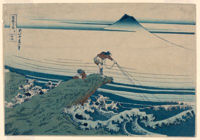 Kajikazawa Kazu system P Lovinse (vanha sake Kajikazawa) Sarjasta, Mr. Tyrty x view ws of Mt. wisteria tekijältä Katsushika Hokusai