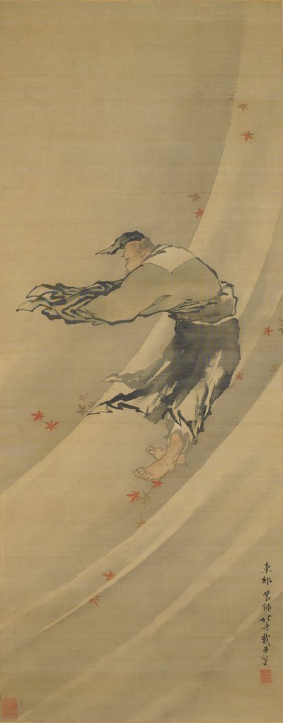 Liezi tuulessa tekijältä Katsushika Hokusai
