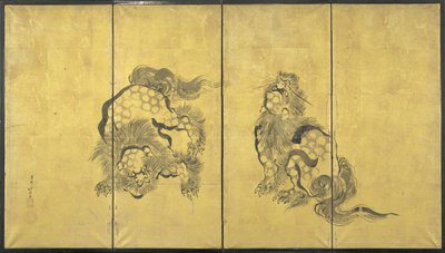 Lions tekijältä Katsushika Hokusai