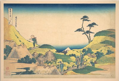 Ala-Meguro (Shimo Meguro), teoksesta ”36 näkymää Fuji-vuorelta” (Fugaku sanjūrokkei) tekijältä Katsushika Hokusai