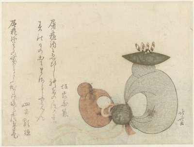 Apina-nuket tekijältä Katsushika Hokusai