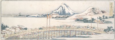 Okazaki, sarjasta ”Kevään nautintojen 53 pysäkkiä” tekijältä Katsushika Hokusai