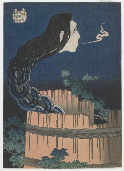 Sata aavetarinaa: Edo-kausi, 1831-32 (värillinen puupiirros). tekijältä Katsushika Hokusai
