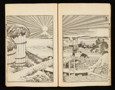 Sata näkymää Fuji-vuoresta, osa 1 tekijältä Katsushika Hokusai