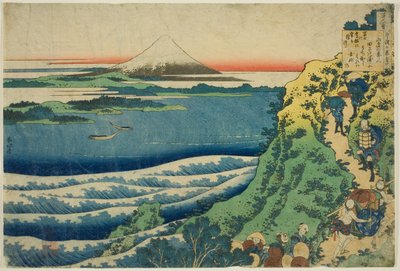 Yamabe no Akahiton Poe m sarjasta tekijältä Katsushika Hokusai