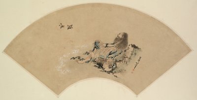 Risshi by the Sea Watching Birds, 1700-luvun loppu - 1849. tekijältä Katsushika Hokusai