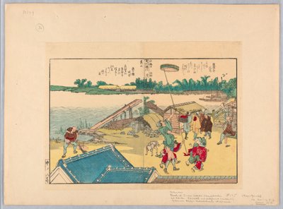 Kylämaisema tekijältä Katsushika Hokusai