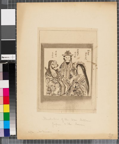 Kohtauksia Japanin ja Korean välisestä sodasta, 1700-luvun loppu-1900-luvun alkupuolisko (tussi ja pesu paperille). tekijältä Katsushika Hokusai