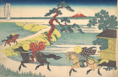 Sekiya Visual Sound Sumida River Sumida River Seiya no Sato, Teseries teeltä. . . , hyttynen. 1830-32. tekijältä Katsushika Hokusai