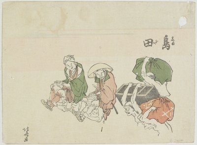 Shimada, 1799-1802 tekijältä Katsushika Hokusai