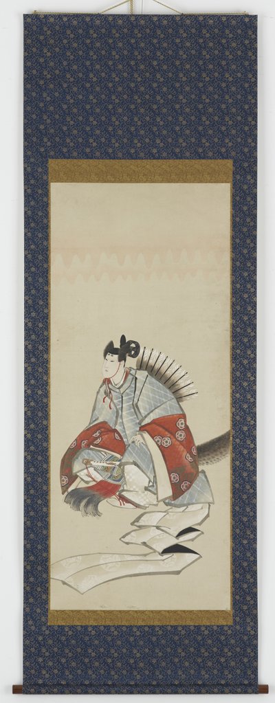 Kuusi runouden kuolematonta: Ariwara no Narihara, n. 1806-08 (muste ja väri paperille) tekijältä Katsushika Hokusai