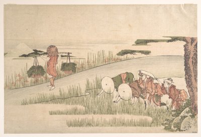 Kevät riisipelloilla tekijältä Katsushika Hokusai