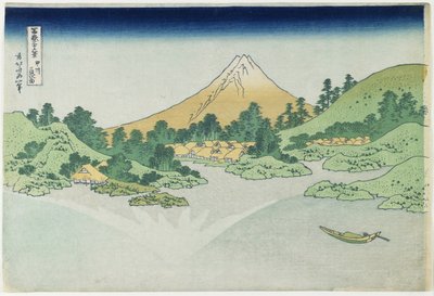 Veden pinta Misakassa Ko_shu_n maakunnassa, 1831-1834 tekijältä Katsushika Hokusai