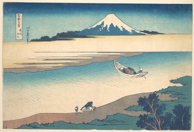 Tama-joki Musashin maakunnassa (Bushū Tamagawa), teoksesta ”36 näkymää Fuji-vuoresta” (Fugaku sanjūrokkei) tekijältä Katsushika Hokusai