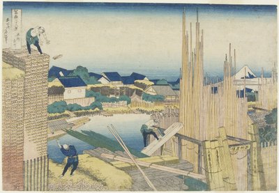 Tatekawa Honjossa, 1831-1834 tekijältä Katsushika Hokusai