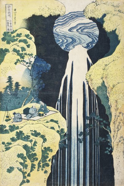 Amida-putoukset Kisokaidō-tien syrjäisillä seuduilla tekijältä Katsushika Hokusai