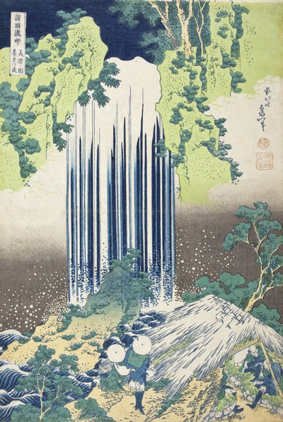 Yōrōn putoukset Minon maakunnassa tekijältä Katsushika Hokusai