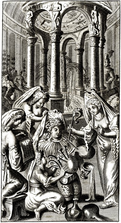 Fantastinen suihkulähde, joka antaa viinin maun sitä juoville (Rabelais) tekijältä 