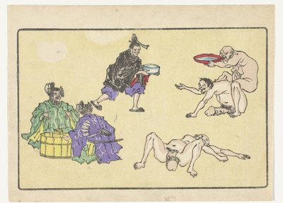 vedenkantaja The Big Tail (sarjan nimi) tekijältä Kawanabe Kyosai