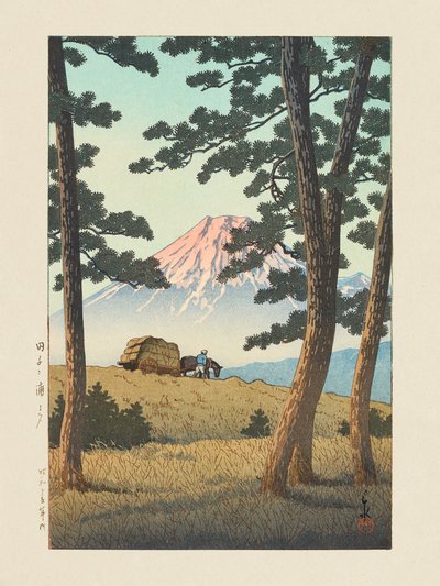 Tago No Ura No Yube (1940) tekijältä Kawase Hasui