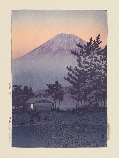 Yamanakako (Yamanaka-järvi) (1936) tekijältä Kawase Hasui